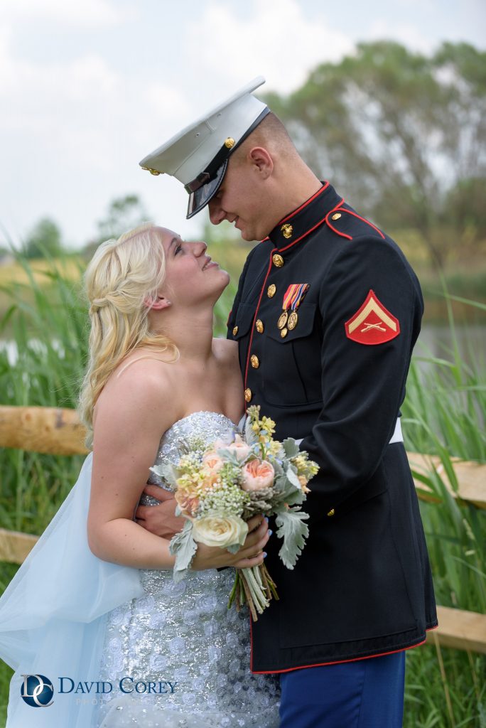 Romantic May Wedding by stream