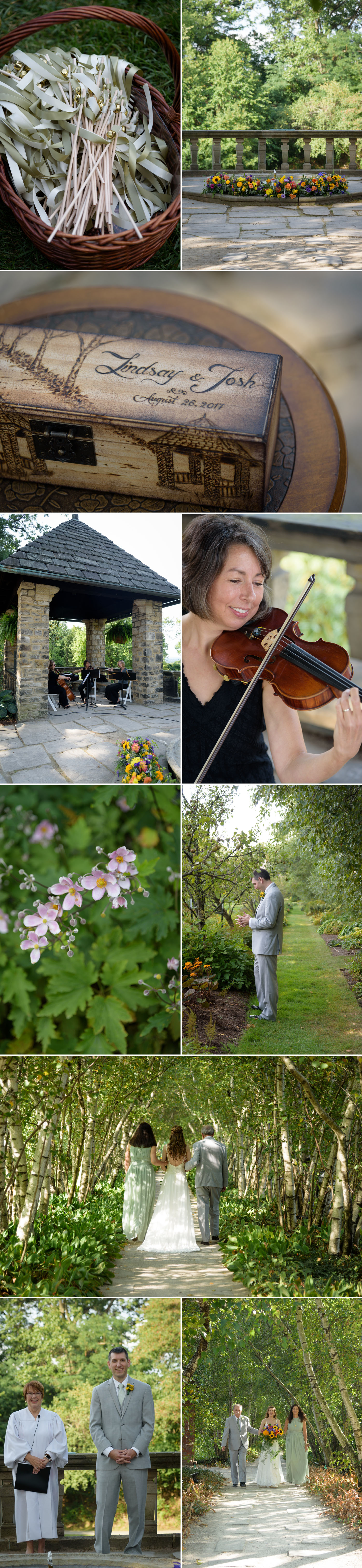 Stan Hywet Garden Wedding