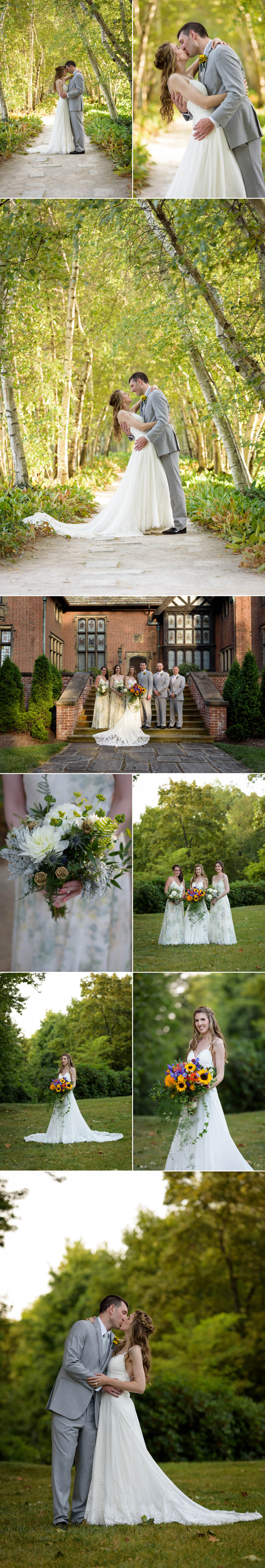 Stan Hywet Garden Wedding