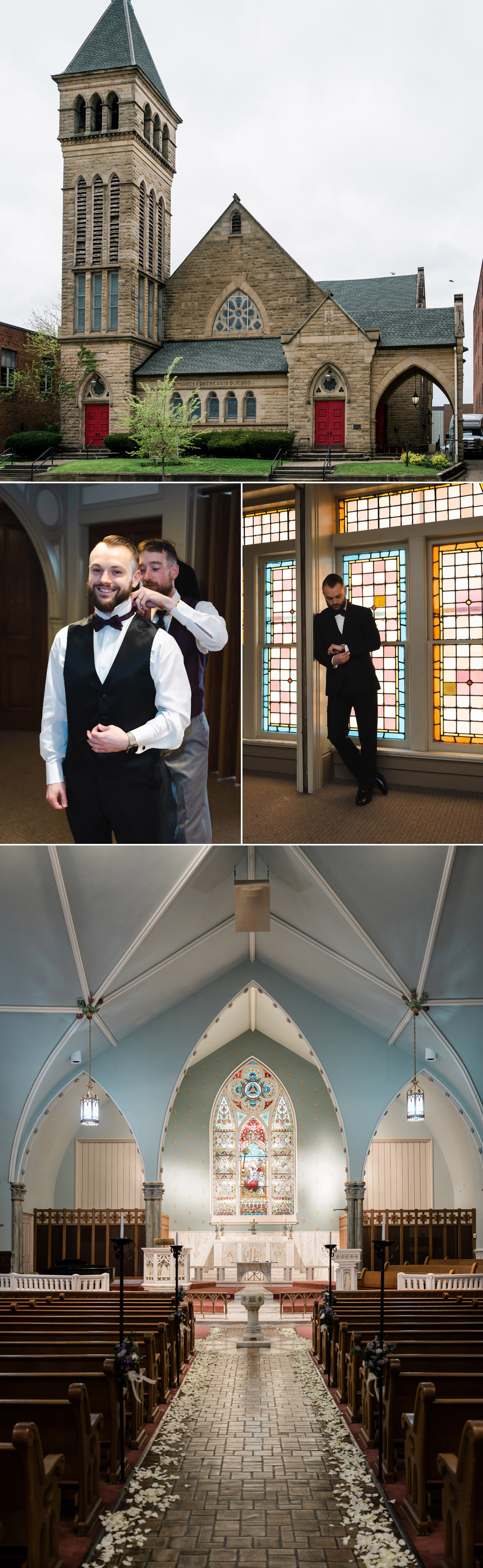 Old Stone Chapel Canton Wedding